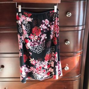 Midi length maxi skirt